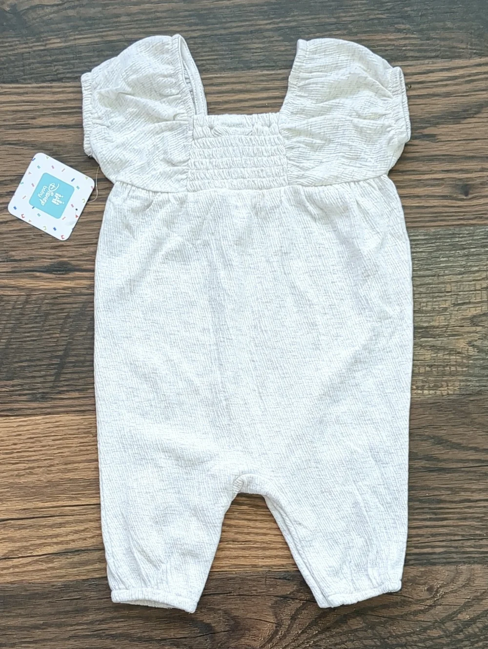 Disney Baby Girls Winnie the Pooh Smocked Onesie, Size 3/6 Months, NEW nwt